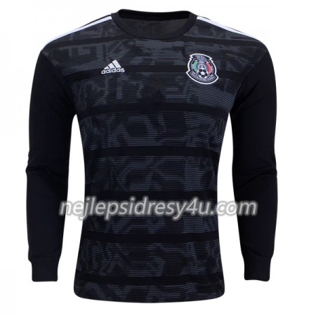 Fotbalový Dres Mexiko Domácí Copa América 2019 Dlouhý Rukáv